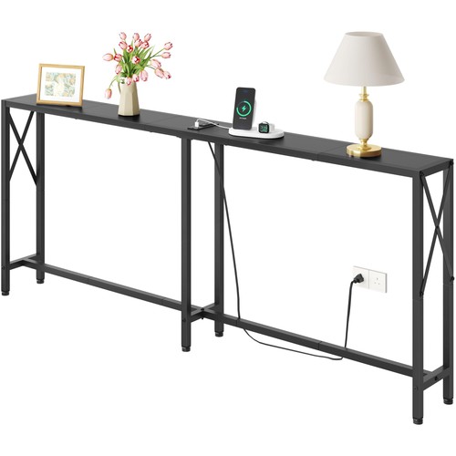 Sofa table behind couch - behind,